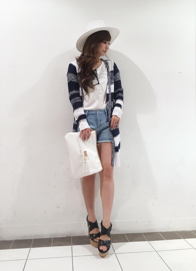 ボーダーカーディガン♡店舗限定ITEM♡asami