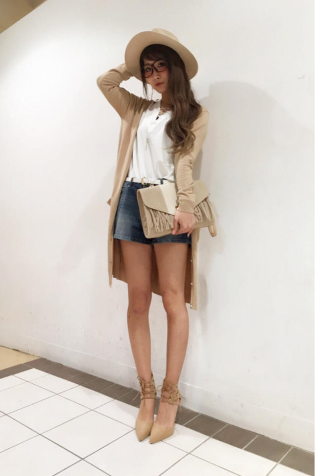 ロングカーディガン着回し♡春メイク！なべ