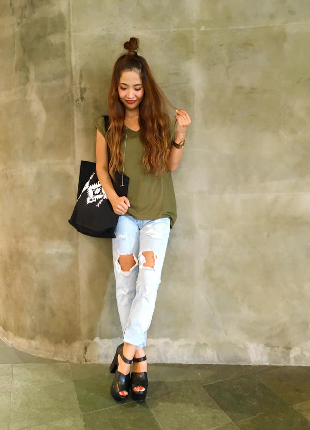 大人気！バックシフォントップス♡なべ♡でっちゃんも筋トレ