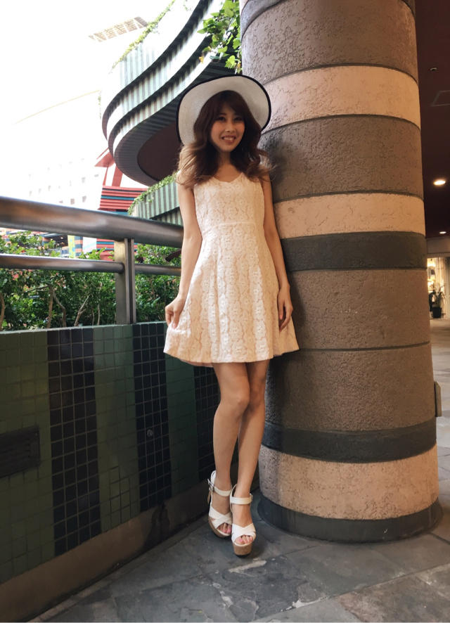 ♡レースワンピース♡オフショット♡くまちゃんBlog