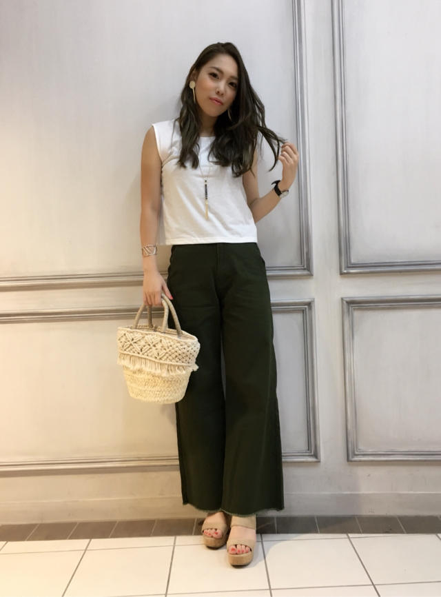 インナー付トップス♡カジュアルラフコーデ♡たち