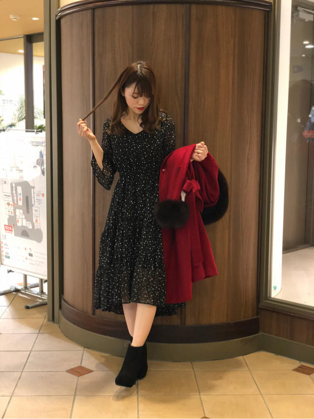 星柄ワンピース♥みき
