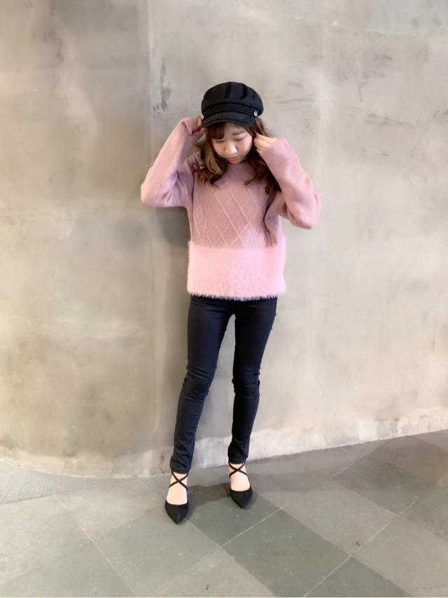 オフタートルニット♡