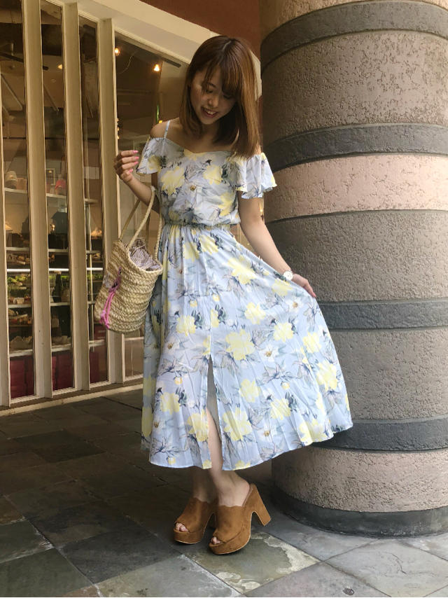 vivi掲載♡花柄マキシ♡