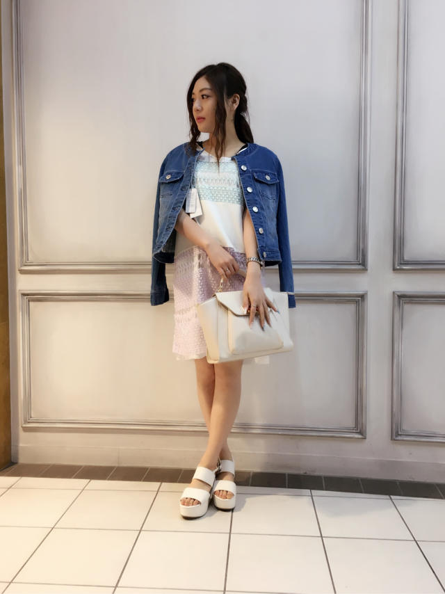 レース編みワンピース♡