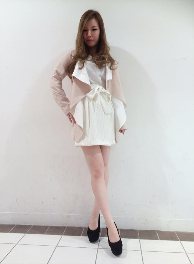 フロントドレープジャケット♡mao Blog