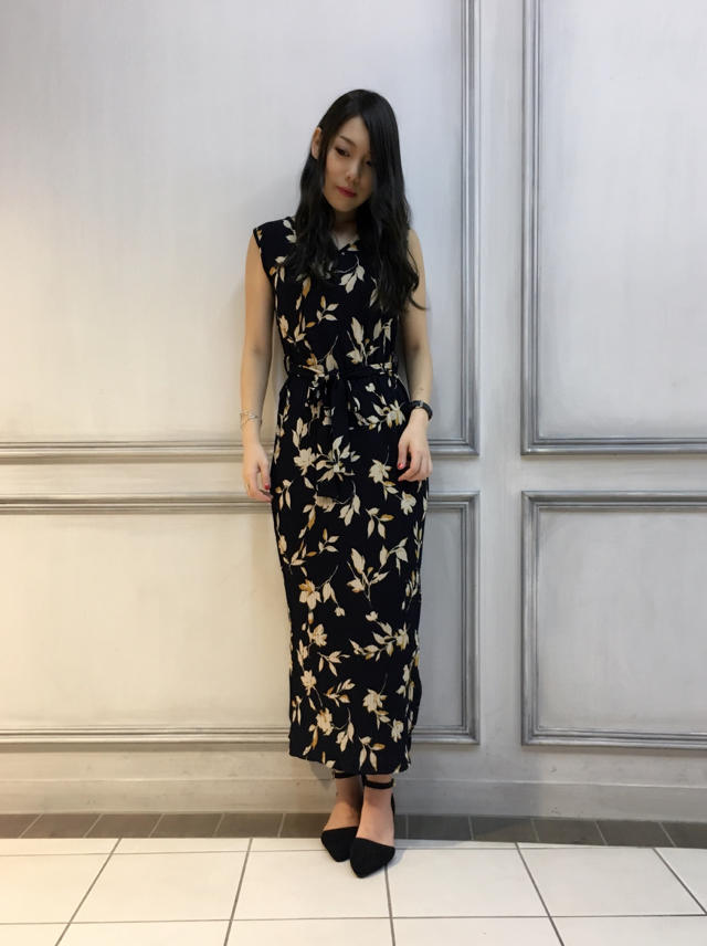 花柄リブワンピース♡たち