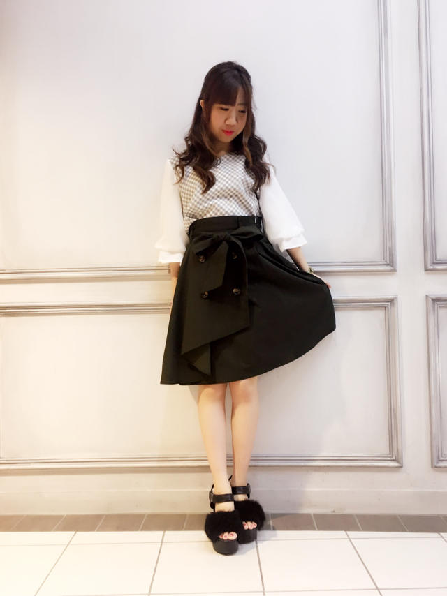 トレンチ型skirt♡