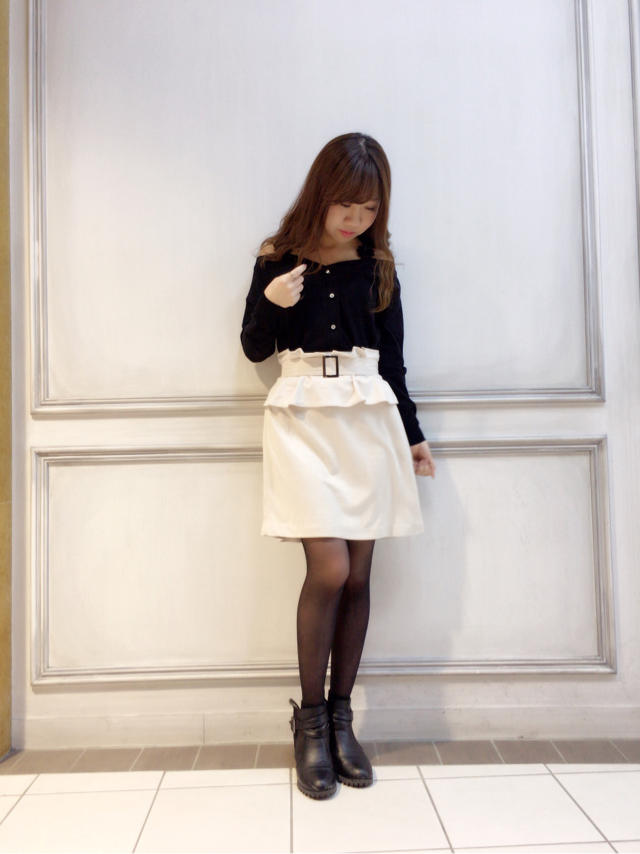 フラワー♡オフショルknit