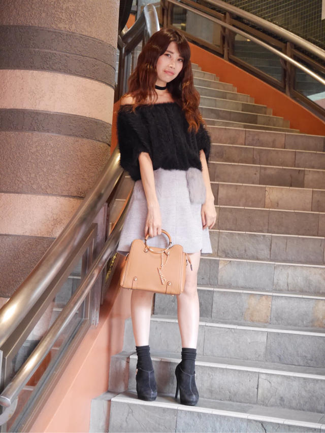 ♡昨日入荷したばかりのラビットファー台形スカート♡