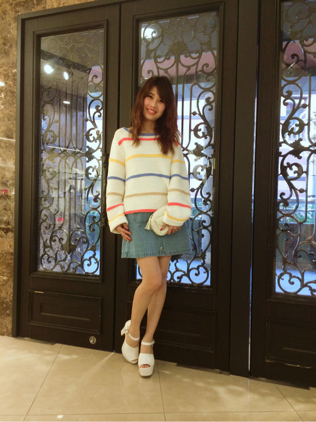 ♡本日入荷♡マルチカラーニット♡kuma♡