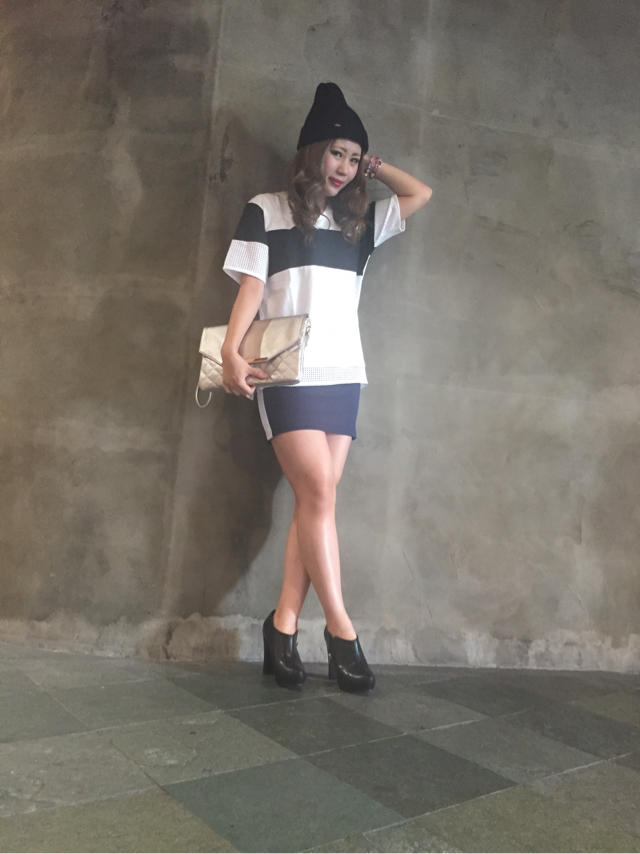 配色メッシュTシャツ♡みきてぃー