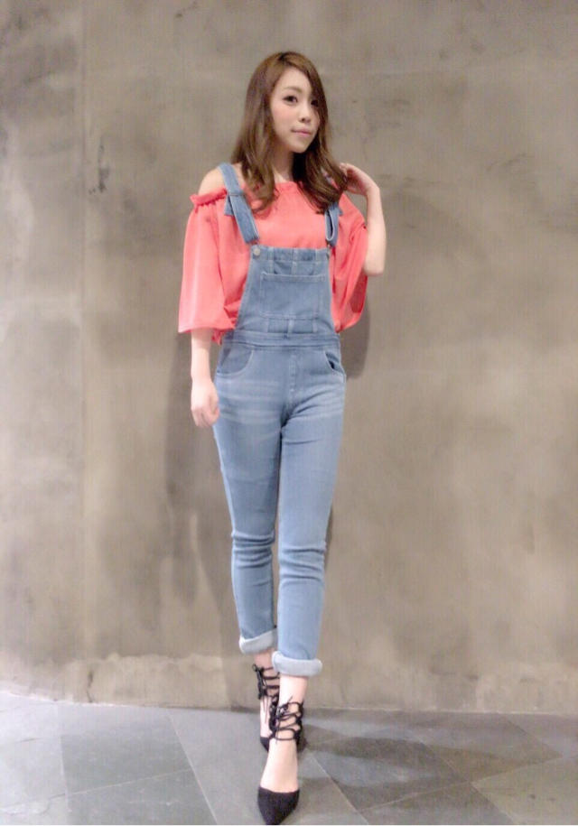 大人気デニムサロペット♡たち店長♡でっちゃんとお散歩