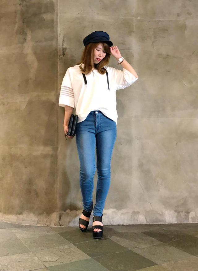 カジュアルコーデ♡newネイル♡平田
