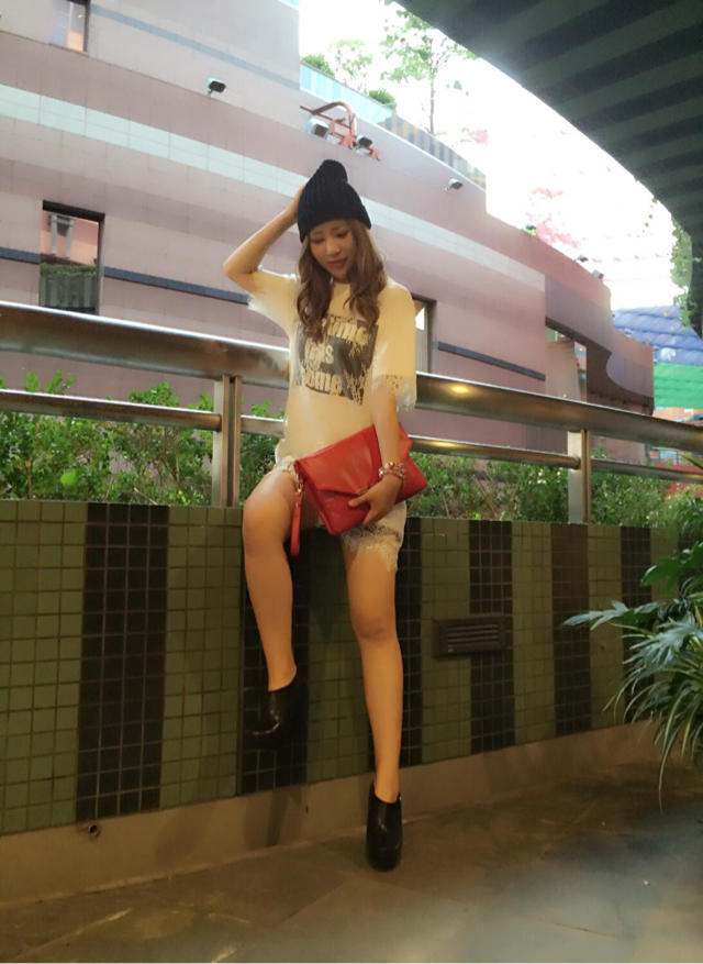 レースＴシャツ♡みきてぃ♡BBQ続きーー
