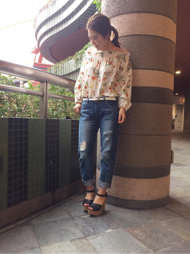 ダメージデニム♡ゆき