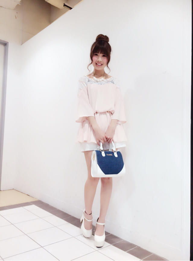 可愛い系お好きな方必見♡甘めバレンタインコーデ♡くまちゃん