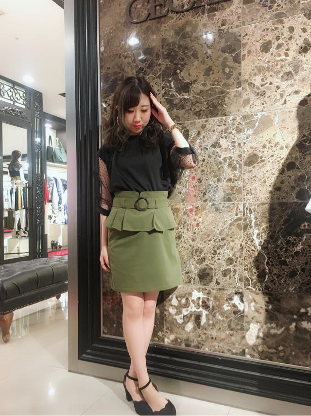 チュールトップス♡