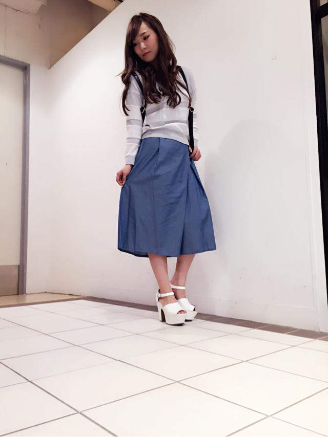 ♡ボーダートップス着まわし♡asami