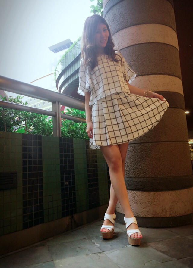 チェック柄セットアップ♡みきてぃー