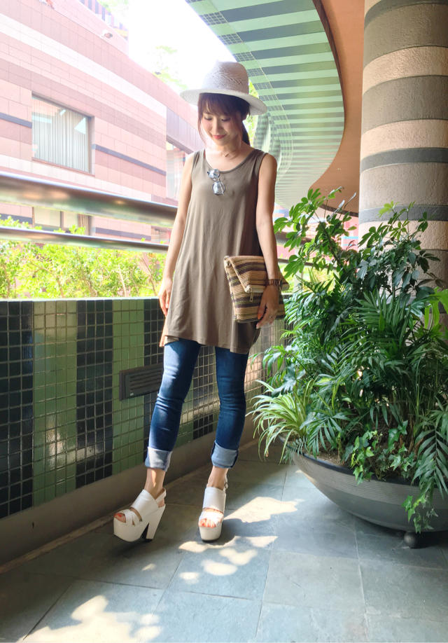 バッククロスノースリーブ♡なべ♡家トレ