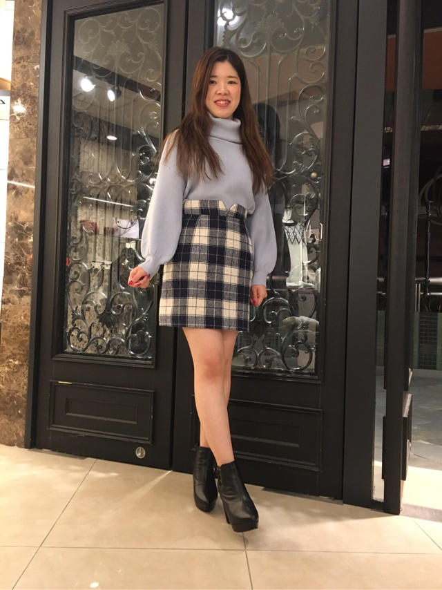 ♡ボリューム袖オフタートルニット♡あみみ♡