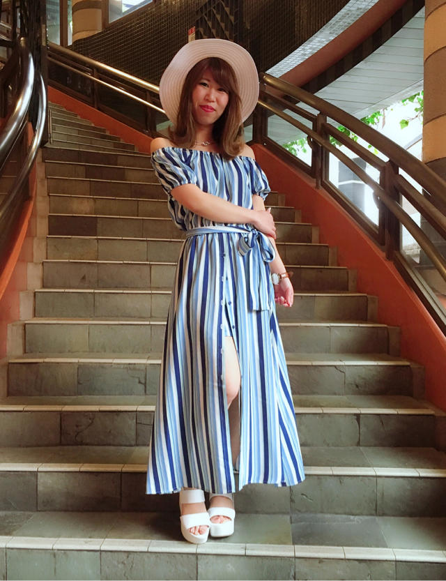 爽やかロングワンピース♡平田チーフ