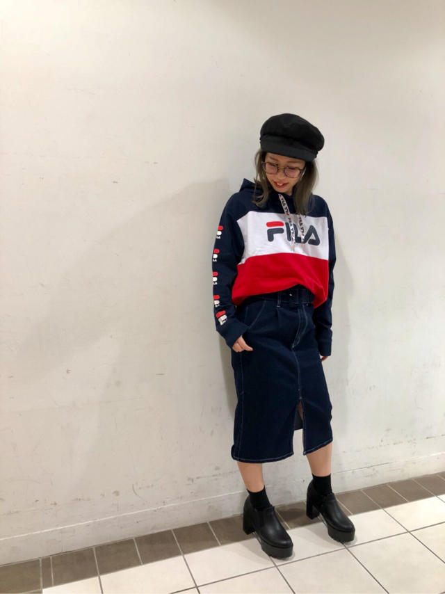 FILAバイカラーパーカー♡