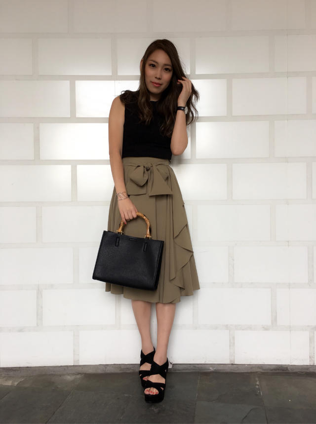 ミモレスカートで大人フェミニン♡たち