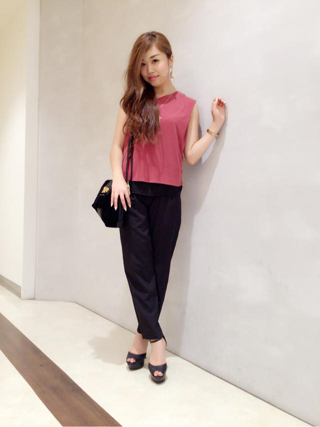 クロップドパンツで大人code/休憩のおとも♡太田