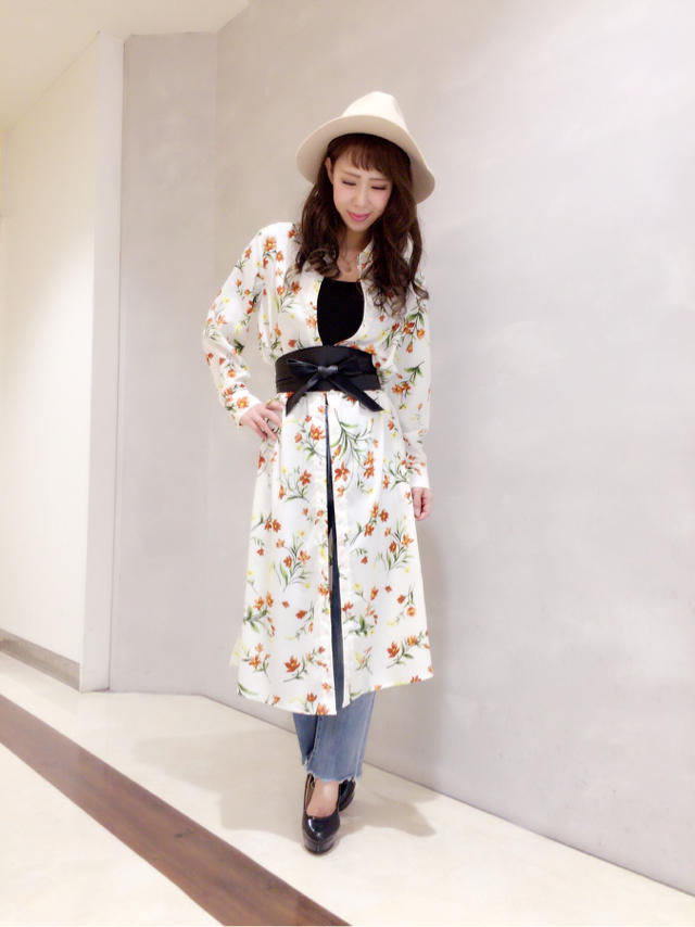 大人気！トレンドの太ベルトコーデ♡New color♡堀内