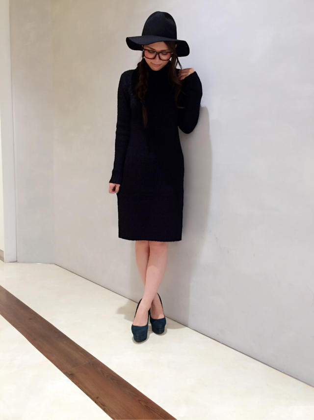 即購入♡冬はやっぱりニットワンピ！/最近の悩み/内田