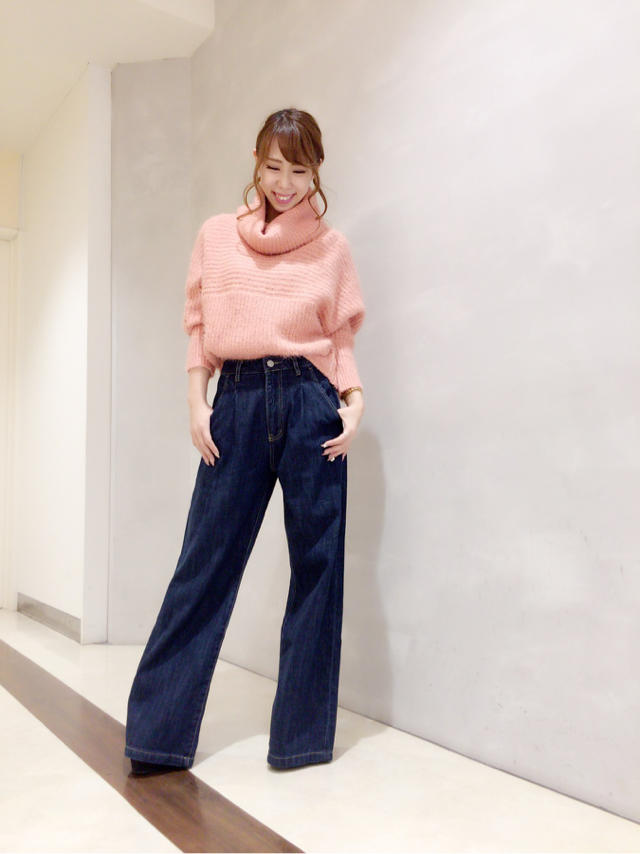 春はハイネックシャギーニットがツボ！♡カジュアルキュートコーデ♡早めの誕プレ♡堀内