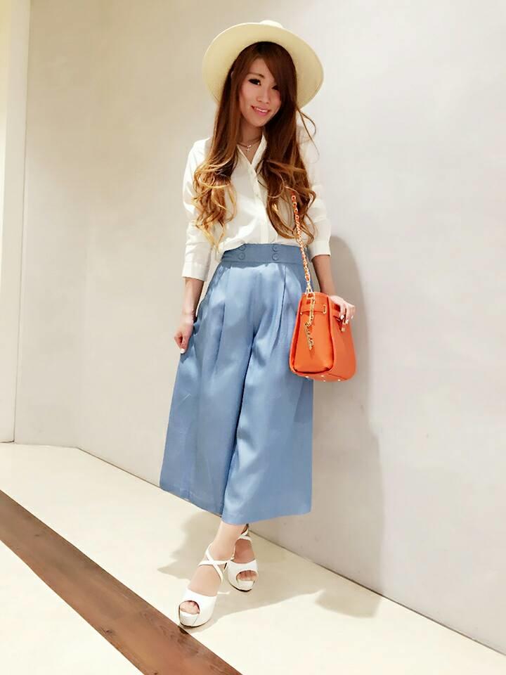 春コーデ♡/ブラウスとデニムの相性抜群/ぜーんぶ100円？！♡田中