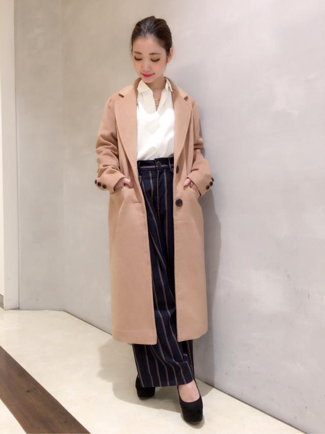 クールな大人コーデ♡ロング×ロングで今年らしく♡メイワン7階の中華屋さん(^^)