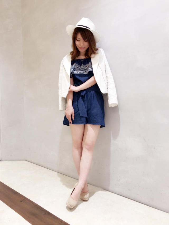 本日入荷！デザインが可愛いデニムオールインワン♡/1ヶ月前♡田中