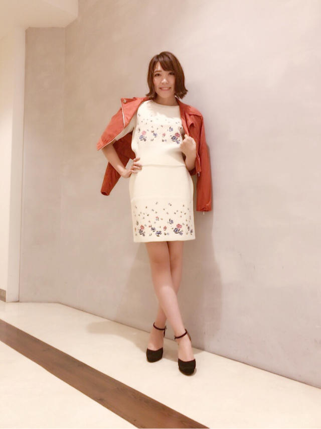 ルックブック掲載♡お花の刺繍入りセットアップ♡/new hair♡鈴木