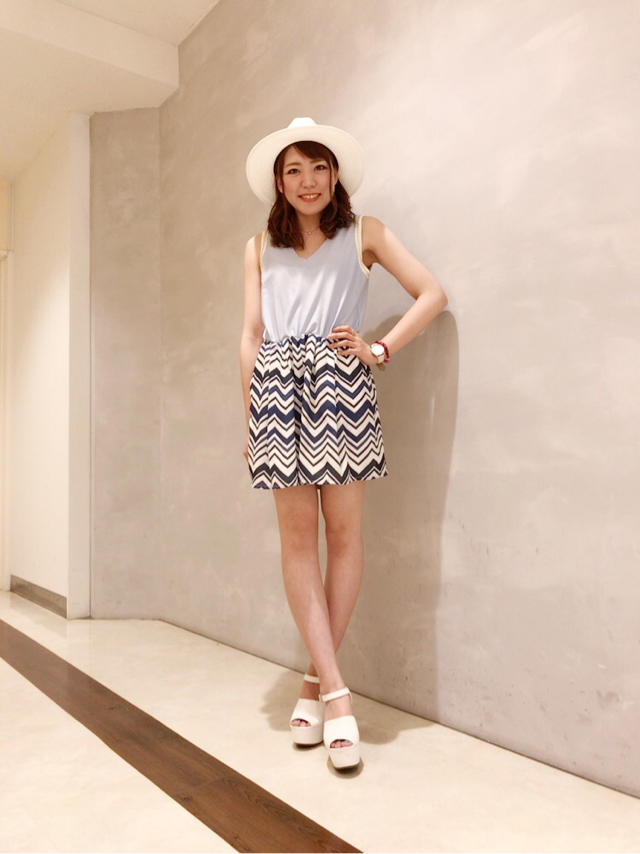 着心地が良い新作サロペット♡チェーン付きノースリーブ♡/new nail♡鈴木