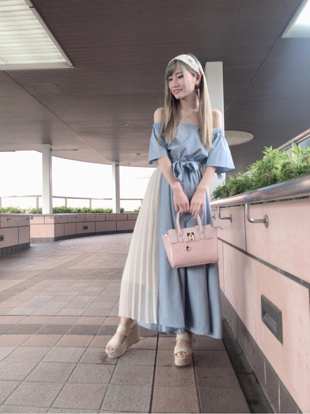 1枚で涼しくかわいく♡ロングワンピ♡青木