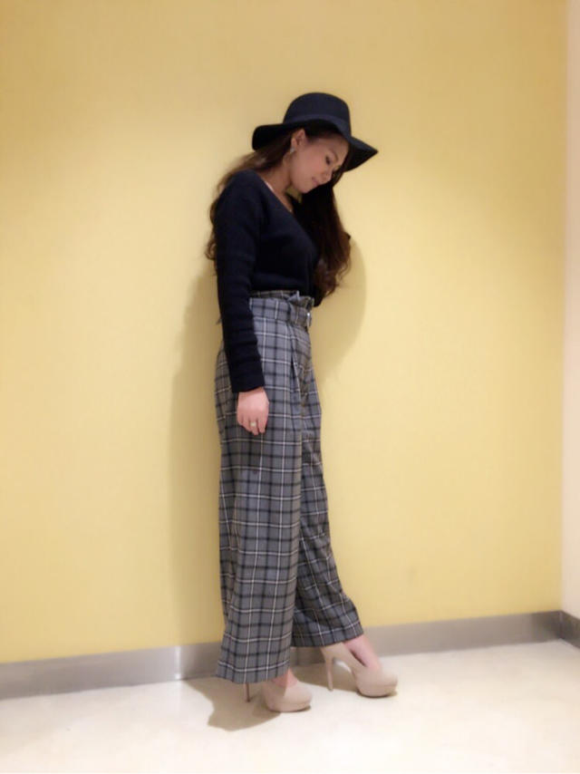 ONでもOFFでも着回し抜群♡！/美シルエットワイドパンツ♡内田