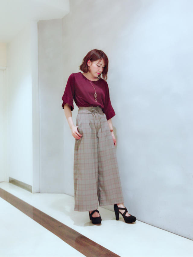 鈴木オススメ♡チェック柄で大人可愛くカジュアルコーデ♡/鈴木