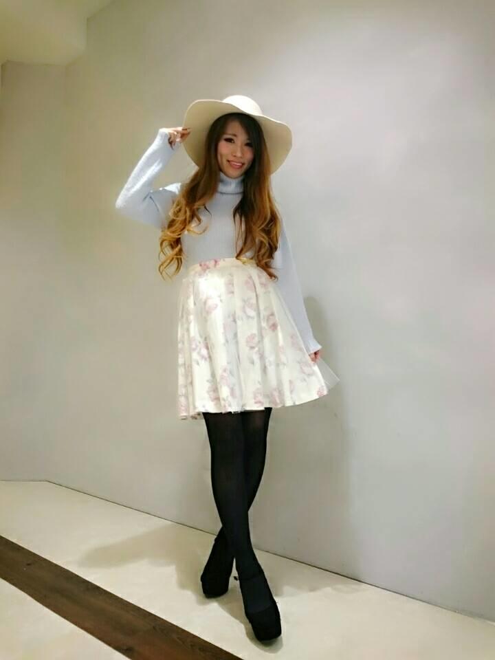 フェミニンコーデ★/昨日の出勤コーデ♡田中