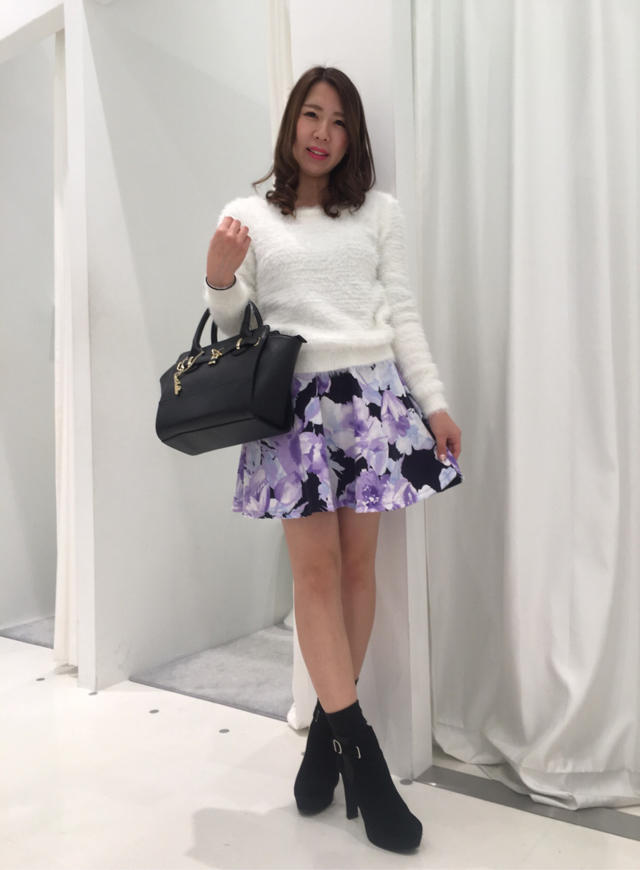 ♡花柄スカート♡