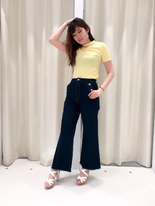 パールリブTシャツ♡♡よっちゃん