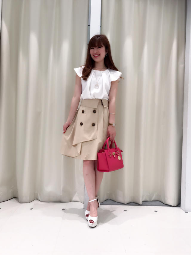 トレンド継続アイテム♡トレンチ風スカート♡4年前の懐かしshot...♡まみたす