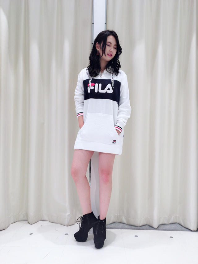 FILAとのコラボ商品♡ふわふわのボアパーカー♡