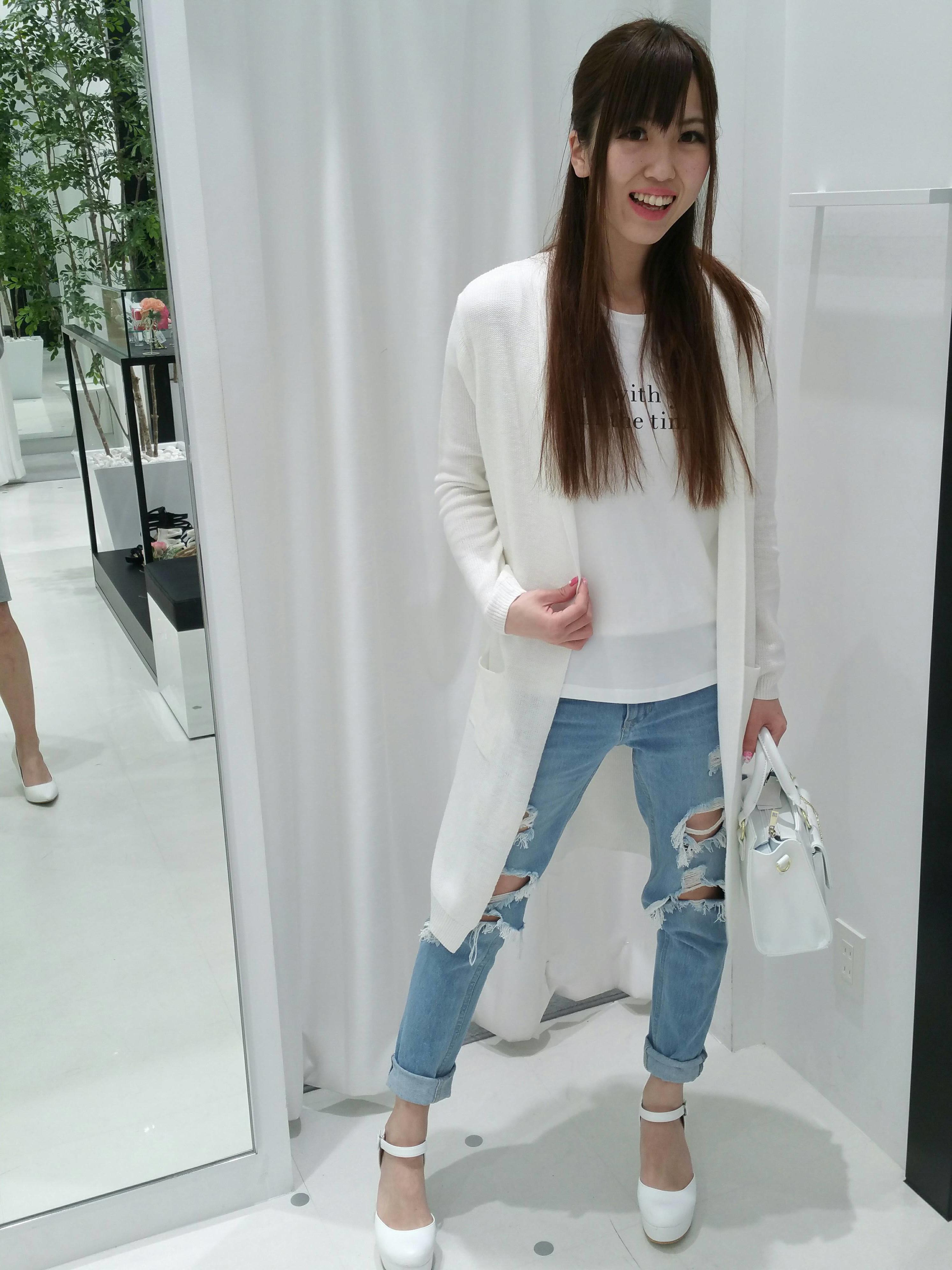 ロングカーデでおしゃれ女子に！