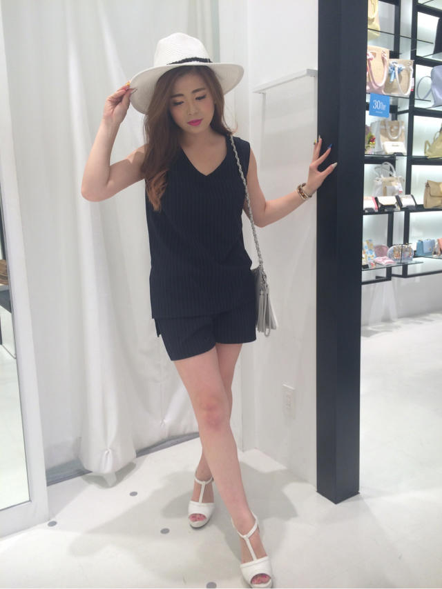 くららん着用♡ストライプセットアップ（＾ｖ＾）☆★かなやん★☆