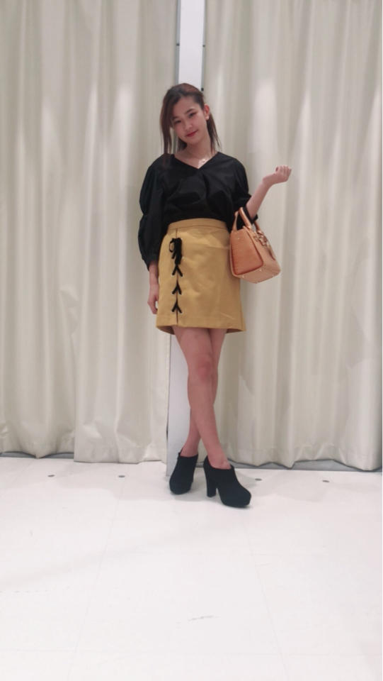 袖ねじりスキッパーシャツ♡よっちゃん