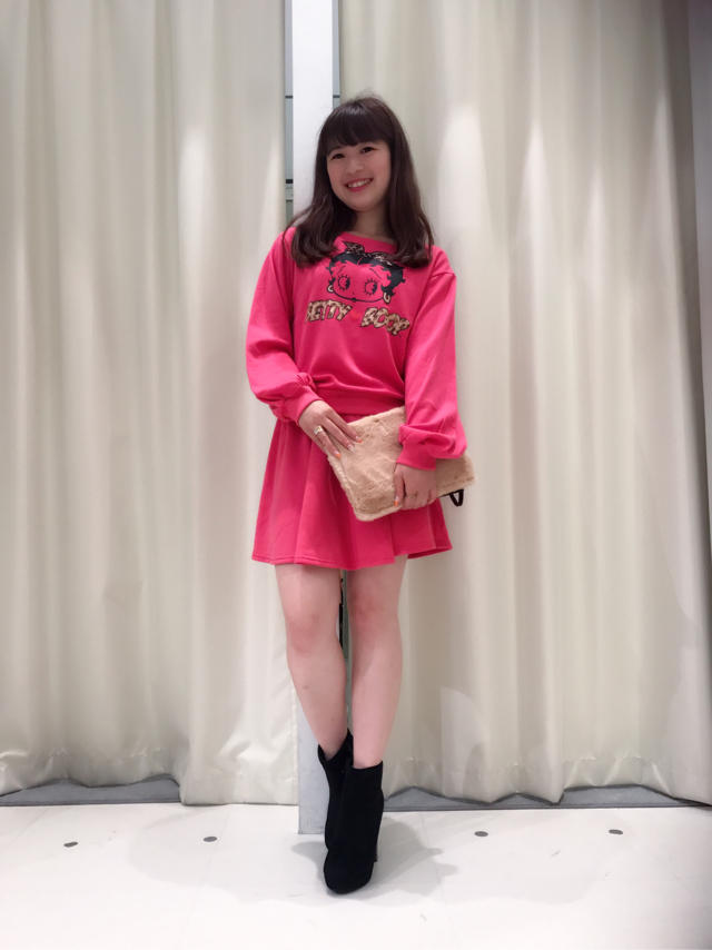 本日より発売！Betty Boopコラボ♡セットアップ♡まみたす